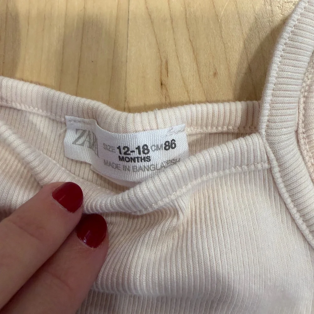 Zara Baby Set - White, Green, and Floral